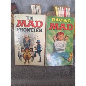 Vintage MAD Paperback Lot 4 Early Signet 60¢ 75¢ Reader Copies- VG Readers